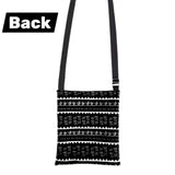 Gothic Butterfly Mushroom Crossbody Bag Dark Fantasy Purse for Women 7x9.25 in