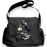 Gothic Raven Crossbody Bag Black Punk Crow Purse Alt Fashion Edgy Purse