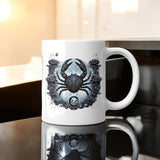 Cancer Zodiac Mug 11oz 15oz Astrology Crab Coffee Cup Celestial Gothic