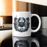 Cancer Zodiac Mug 11oz 15oz Astrology Crab Coffee Cup Celestial Gothic