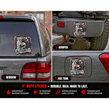 Question Authority Sticker 4 Inch Waterproof Punk Gothic Decal for Car Laptop