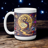 We're All Mad Here Mug - Alice in Wonderland Ceramic Coffee Cup, Gift Idea