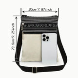 Fantasy Cat Crossbody Bag with Angel Wings - Gothic Butterfly Purse