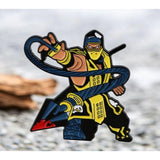 Mortal Kombat Scorpion Enamel Pin for Gamers and Cosplay Collectors 1.5"