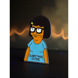 Bob's Burgers Tina Enamel Pin Humor Meme Lapel Pin Jacket Backpack