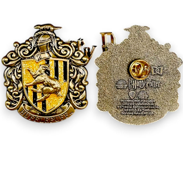 Official Harry Potter Hufflepuff Crest Enamel Pin Badge Wizarding World Licensed