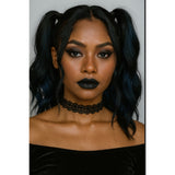 Black Gothic Lace Choker Necklace for Women Punk Floral Collar Jewelry Gift