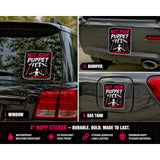 Not Your Puppet 4 Inch Waterproof Gothic Sticker for Car Laptop Decal