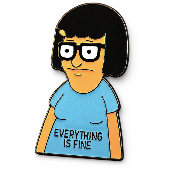 Bob's Burgers Tina Enamel Pin Humor Meme Lapel Pin Jacket Backpack