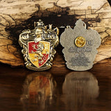 Gryffindor Enamel Pin Lion Crest Wizard School Brooch Backpack Hat