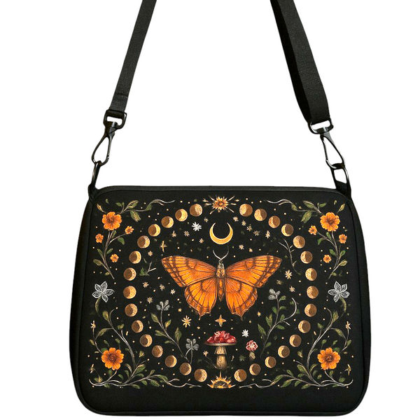 Small Canvas Crossbody Bag 9.4x7 Lightweight Adjustable Shoulder Purse