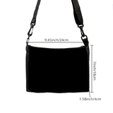 Small Canvas Crossbody Bag 9.4x7 Lightweight Adjustable Shoulder Purse