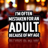 Funny Adult Humor Enamel Pin Sarcastic Quote Badge Goth Punk Accessory