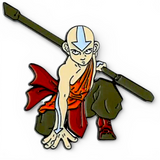 Avatar Aang Enamel Pin | Airbender Lapel Badge | Anime Cartoon Collector Gift