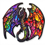 Colorful Dragon Enamel Pin Humor Meme Lapel Pin Jacket Backpack
