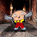 Stewie Enamel Pin Humor Meme Lapel Pin Jacket Backpack