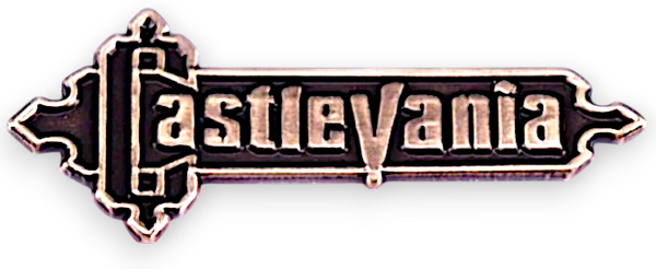 "Castlevania Enamel Pin - Retro Gaming Collectible for Fans"