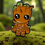 Groot Enamel Pin – Kawaii Forest Baby Pin, Nature Fantasy Lapel