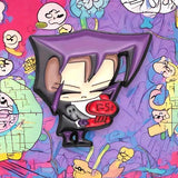 Invader Zim Gaz Enamel Pin – Cute Cartoon Collectible Lapel Badge Gift for Fans