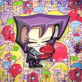 Invader Zim Gaz Enamel Pin – Cute Cartoon Collectible Lapel Badge Gift for Fans