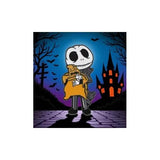 Jack Skellington Oogie Boogie Enamel Pin Gothic Nightmare Horror Badge