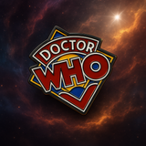 Doctor Who Enamel Pin • Retro Logo Collector Pin • Sci-Fi Fan Gift • Time Travel