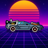 DeLorean Time Machine Enamel Pin - Retro 80s Movie Collectible Sci-Fi Pin