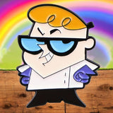 Dexter’s Laboratory Enamel Pin – 90s Cartoon Lapel Pin Retro Collectible Gift