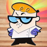 Dexter’s Laboratory Enamel Pin – 90s Cartoon Lapel Pin Retro Collectible Gift