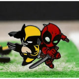 Marvel Deadpool  Wolverine Enamel Pin – Superhero Collectible Badge Gift