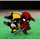 Marvel Deadpool  Wolverine Enamel Pin – Superhero Collectible Badge Gift