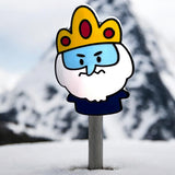 Ice King Adventure Time Enamel Pin – Cartoon Villain Lapel Badge for Fans