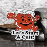 Funny Kool-Aid Pitcher Enamel Pin Let's Start A Cult Badge Novelty Gift