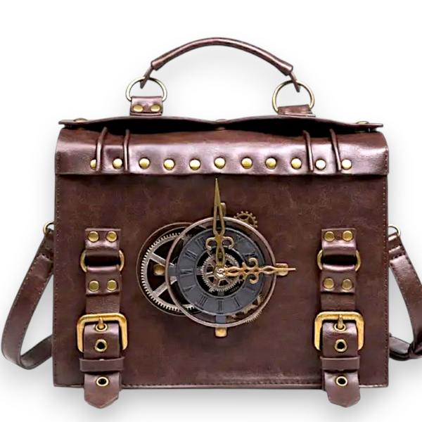 Steampunk Women's Tote & Crossbody Bag - Goth Skull Shoulder Purse