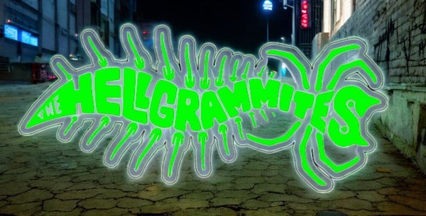 "The Helgrammites Bug"  Green Sticker