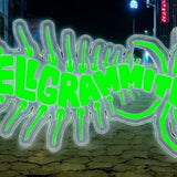 "The Helgrammites Bug"  Green Sticker