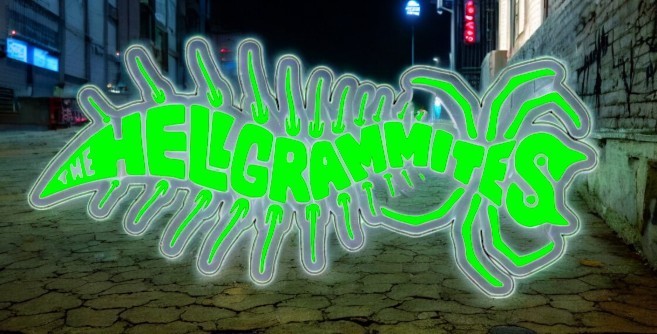 "The Helgrammites Bug"  Green Sticker