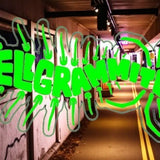 "The Helgrammites Bug"  Green Sticker