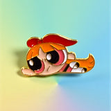 Power Puff Girls Blossom Enamel Pin Humor Meme Lapel Pin Jacket Backpack 2"