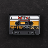 Metal Cassette Enamel Pin Humor Meme Lapel Pin Jacket Backpack
