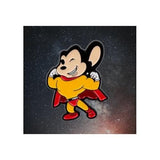 Mighty Mouse Enamel Pin – Vintage Cartoon Hero Collectible Lapel Pin