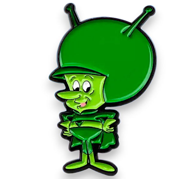 The Great Gazoo Enamel Pin Retro Cartoon Alien Funny Geek Badge