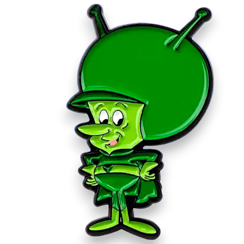 The Great Gazoo Enamel Pin Retro Cartoon Alien Funny Geek Badge