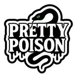 Pretty Poison Snake Sticker - 4" BOPP Goth Grunge Decal - Alt Vinyl