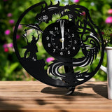 Dragon Wall Clock 12" Fantasy Decor Gothic Dragon Hunter Art Clock