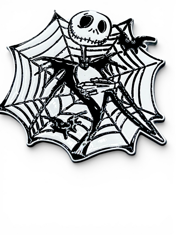 Jack Skellington Enamel Pin Nightmare Before Christmas Spider Web Halloween