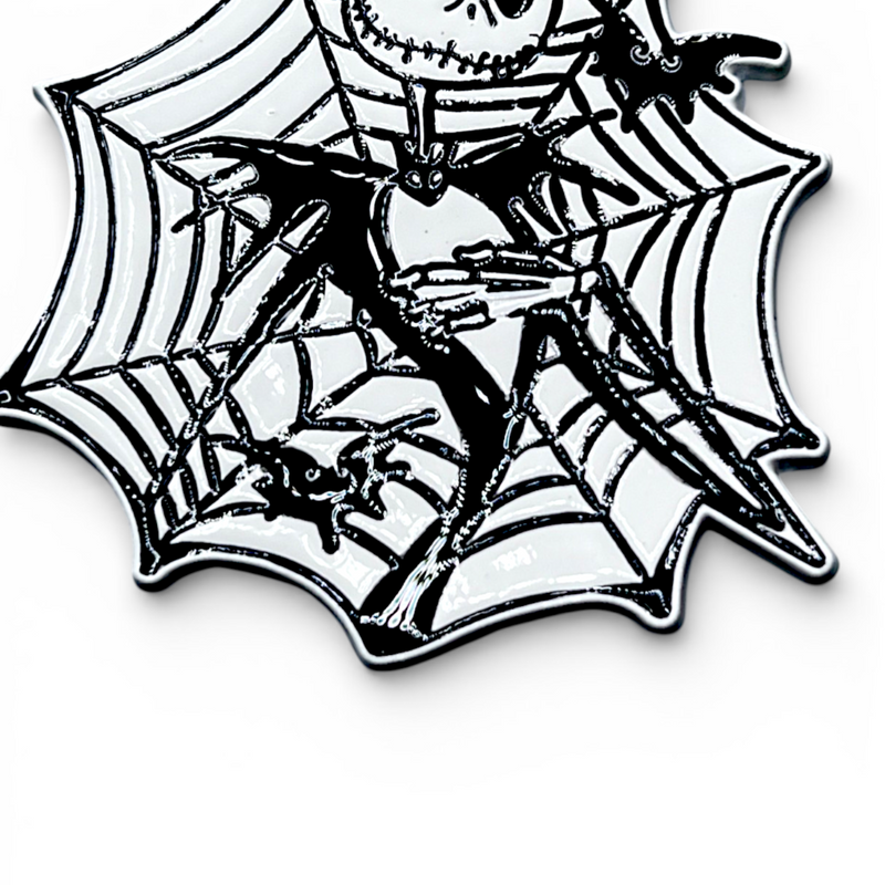 Jack Skellington Enamel Pin Nightmare Before Christmas Spider Web Halloween