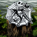 Jack Skellington Enamel Pin Nightmare Before Christmas Spider Web Halloween