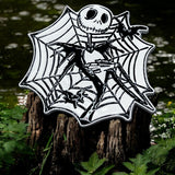 Jack Skellington Enamel Pin Nightmare Before Christmas Spider Web Halloween