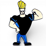 Johnny Bravo Enamel Pin Cartoon Humor Lapel Pin for Jackets Backpacks